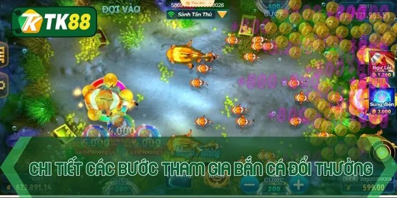 Chi tiết các bước để gia nhập sảnh bắn cá đổi thưởng