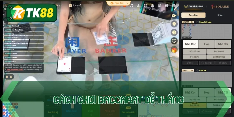 Cách chơi Baccarat dễ thắng là nhận diện cầu đẹp